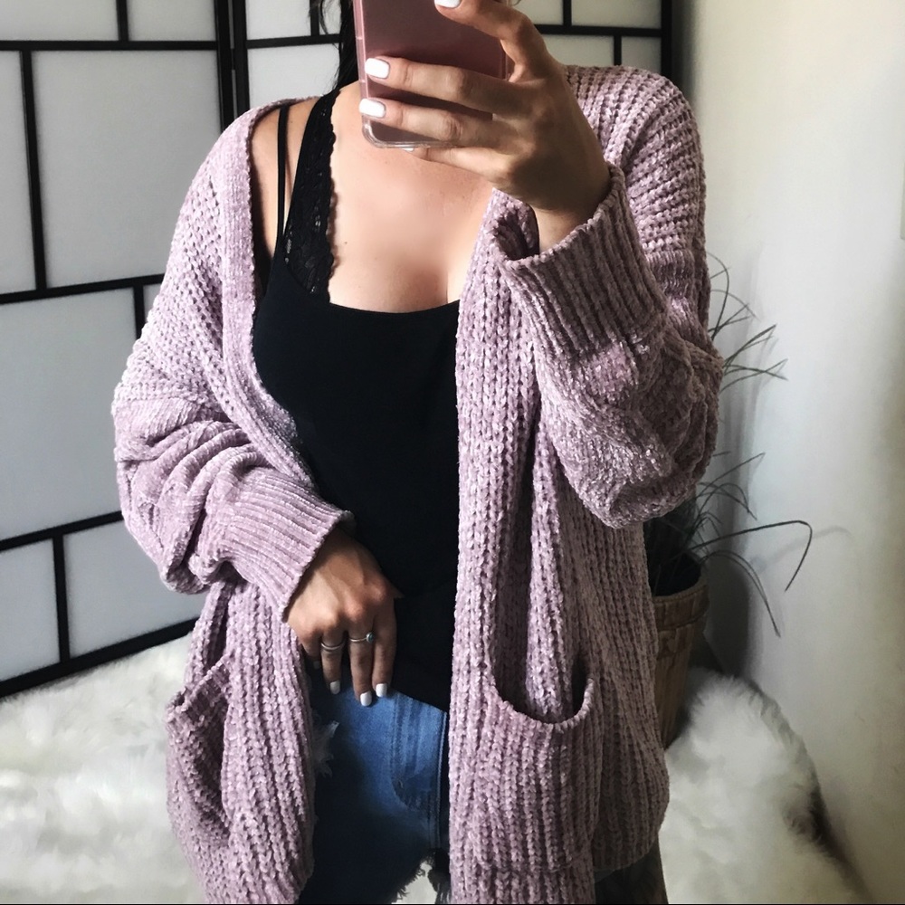 Chenille Cardigan - Picture 2 of 9